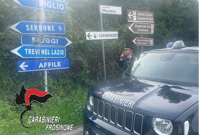 Serrone, si allontana da casa nonostante gli arresti domiciliari: arrestato un 84enne dai Carabinieri