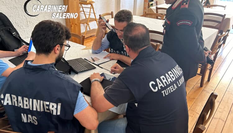 Angri (SA), controlli del territorio: sospeso un ristorante per lavoro in nero e violazione della sicurezza alimentare