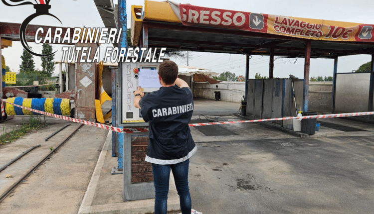 Orta di Atella: sequestrato un autolavaggio per violazioni ambientali: sanzione da 4 mila euro