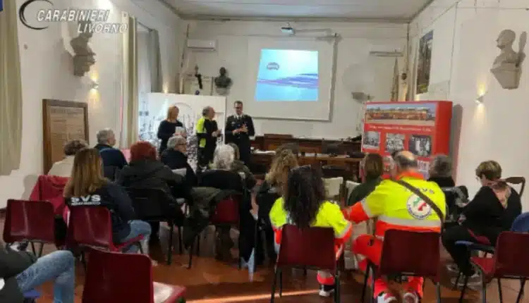 Livorno: proseguono gli incontri dei Carabinieri con gli anziani, per fornire informazioni ed utili suggerimenti per prevenire le truffe.