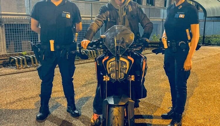 Modena, moto rubata: la Polizia Locale la ritrova in mezz'ora