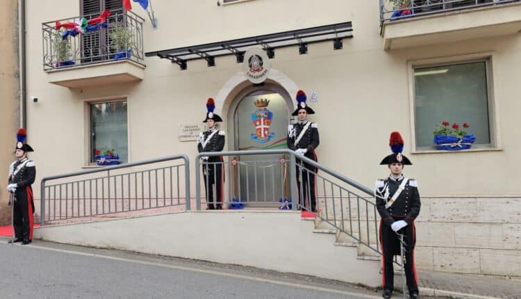 Santo Stefano in Aspromonte: cerimonia di inaugurazione della stazione Carabinieri.