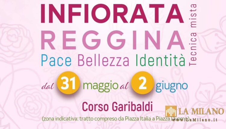 Reggio Calabria, arriva l'infiorata su corso Garibaldi
