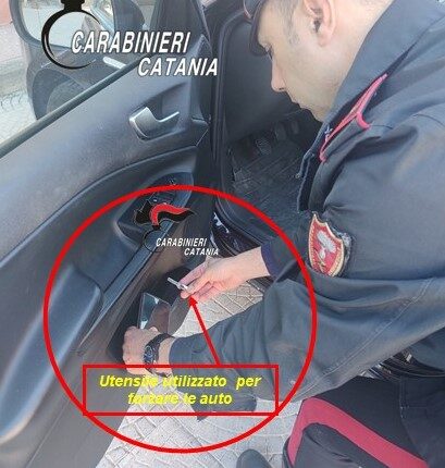 San Giovanni La Punta, ladri di fari in azione sorpresi dai Carabinieri: arrestato un 33enne