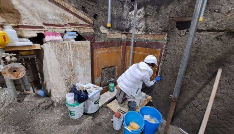 Pompei, negli scavi di Civita Giuliana ritrovato il tempietto di Ercole