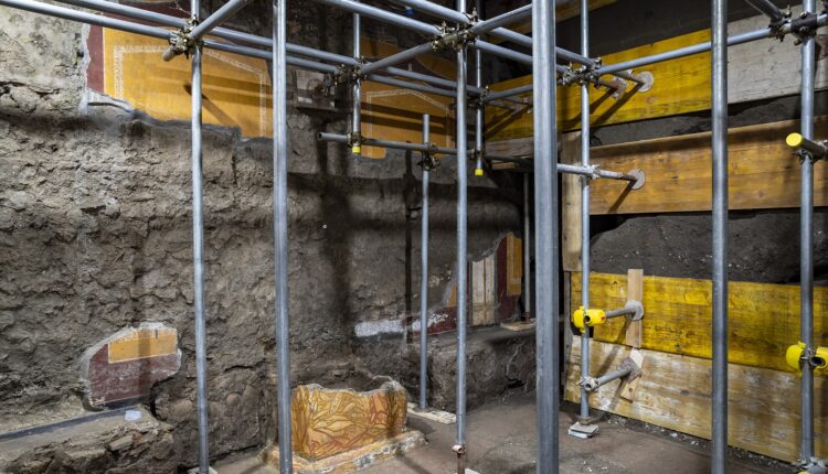 Pompei, negli scavi di Civita Giuliana ritrovato il tempietto di Ercole