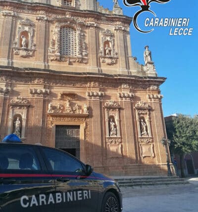 Galatone: arrestato dai Carabinieri il presunto ladro seriale.