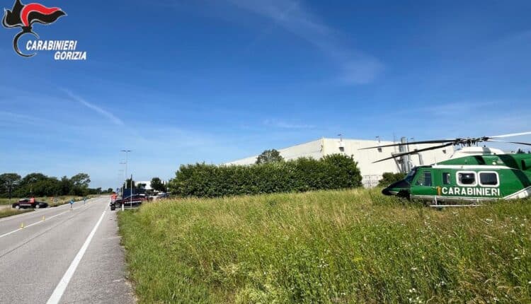Gorizia: controllo straordinario del territorio isontino da parte dei Carabinieri del comando provinciale con l'impiego dell'elicottero.