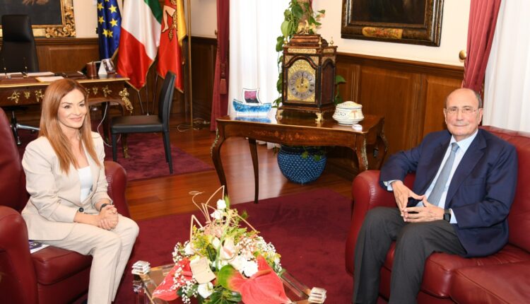 Regione Sicilia: Palazzo d'Orléans, il presidente Schifani riceve il ministro maltese Dalli.