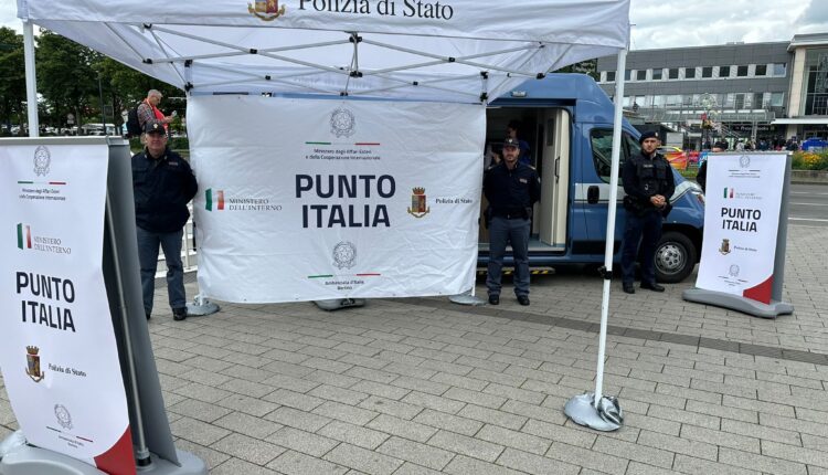 Roma, la Polizia Italiana agli Europei 2024 in Germania con l'ufficio mobile