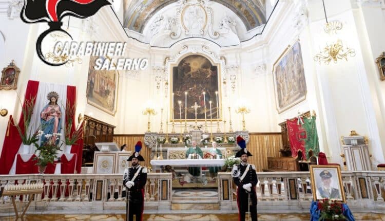 Pagani (SA): cerimonia in ricordo del tenente dei Carabinieri, medaglia d'oro al valor militare "Alla memoria", Marco Pittoni