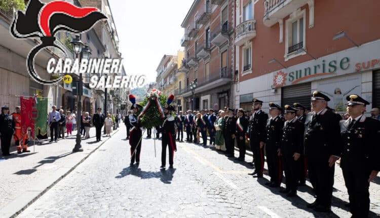 Pagani (SA): cerimonia in ricordo del tenente dei Carabinieri, medaglia d'oro al valor militare "Alla memoria", Marco Pittoni