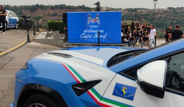 Civita di Bagnoregio, La Polizia di Stato a Capo Nord con i ragazzi della Juppiter