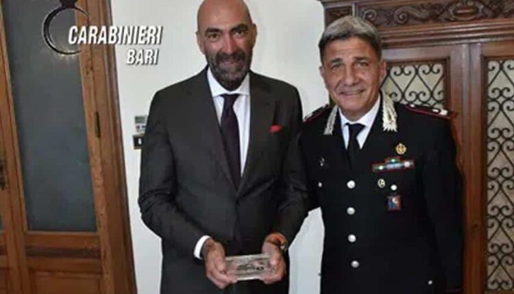 Bari Visita del Sindaco Vito Leccese al Comando Legione Carabinieri Puglia