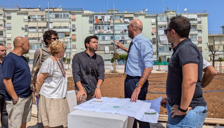 Bari: sopralluogo del Sindaco Vito Leccese sul cantiere del progetto G124.