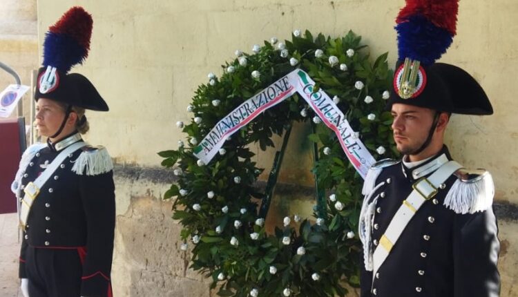 Francavilla Fontana: cerimonia di commemorazione del Maresciallo Ordinario dell'Arma dei Carabinieri M.O.V.M. Antonio Dimitri.