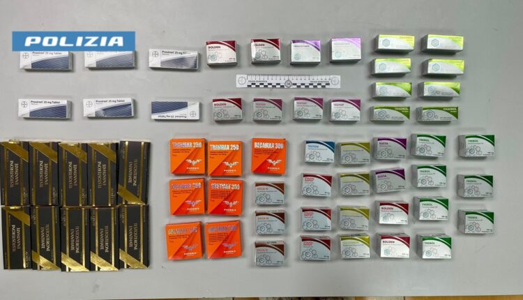 Taranto: sequestrati dalla Polizia di Stato sostanze stupefacenti e confezioni di anabolizzanti, arrestato un 35enne tarantino.