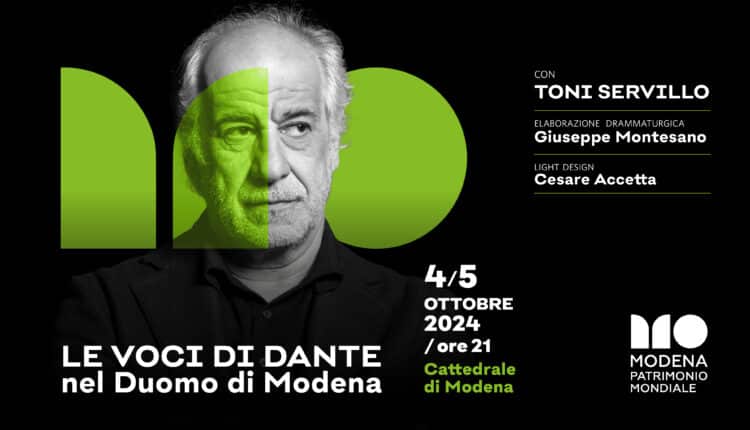 Modena, Toni Servillo porta la Divina Commedia nel Duomo