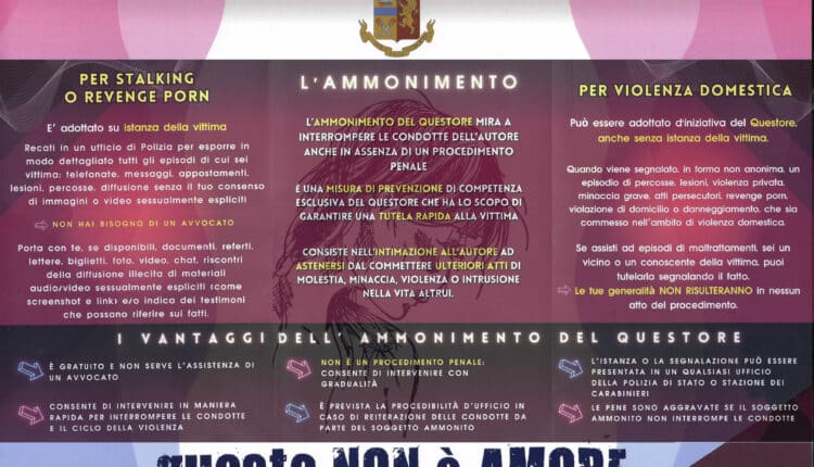 Como: la Polizia di Stato aumenta gli ammonimenti, nei primi sei mesi emessi 26 provvedimenti del Questore.