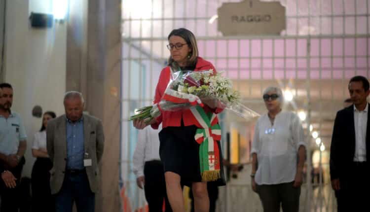 Milano: 80° anniversario dell'eccidio di Piazzale Loreto, l'omaggio ai 15 partigiani uccisi12