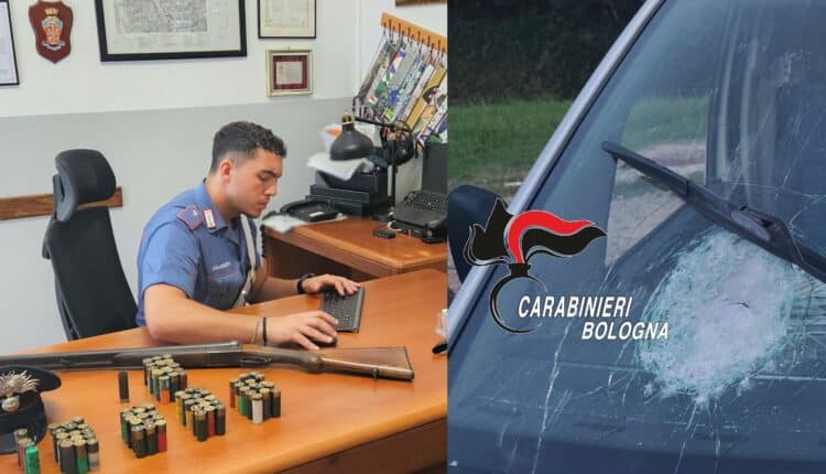 Sasso Marconi: imbraccia il fucile del nonno e spara contro la macchina del compagno della mamma, intervengono i Carabinieri.