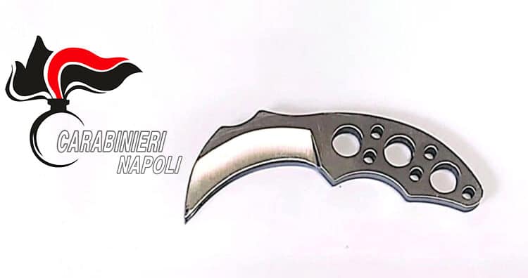 Ischia e Procida, sequestrato un karambit: un'arma dalle origini indonesiane, ispirata ad un artiglio di tigre