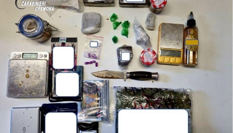 Cremona: un arresto per droga da parte dei Carabinieri, in un’abitazione i militari hanno trovato cocaina, hashish, marijuana, bilancini e sei piante di canapa indiana.