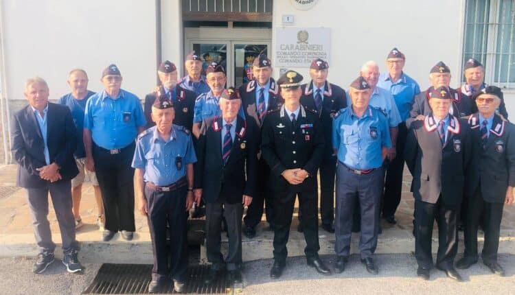 Incontro tra Associazioni Nazionali Carabinieri ed il Comandante della compagnia di Formia.