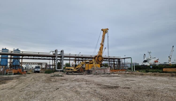 Venezia: avanzano i marginamenti di Darsena della Rana a Porto Marghera, Marcato presente al sopralluogo