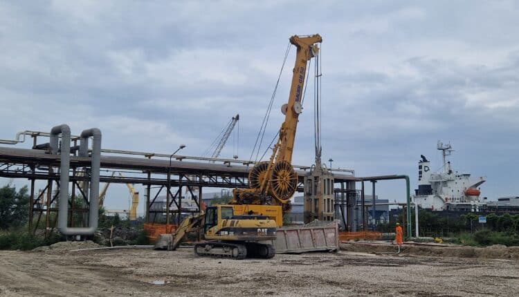 Venezia: avanzano i marginamenti di Darsena della Rana a Porto Marghera, Marcato presente al sopralluogo