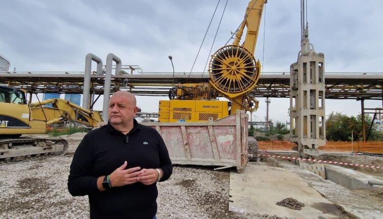 Venezia: avanzano i marginamenti di Darsena della Rana a Porto Marghera, Marcato presente al sopralluogo