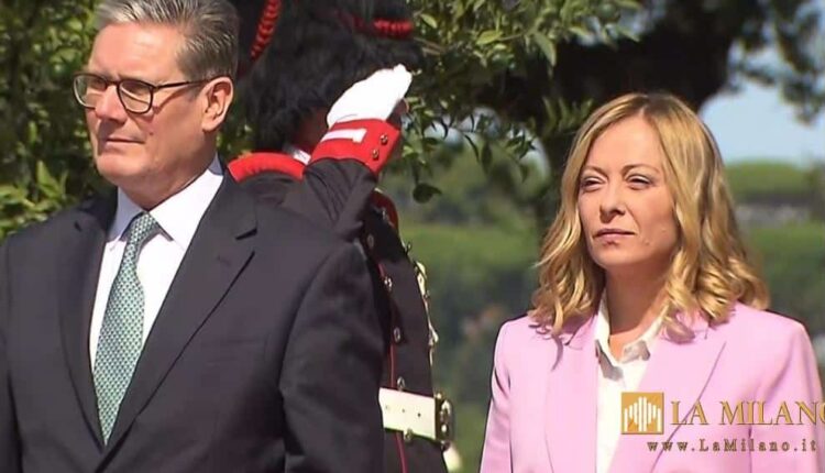 Keir Starmer a Roma da Giorgia Meloni: collaborazione su migrazione e sicurezza