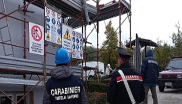 San Vincenzo: Carabinieri in azione a tutela della sicurezza nei luoghi di lavoro, denunciato il titolare.
