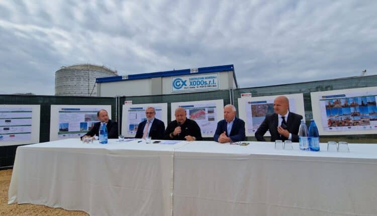 Venezia: avanzano i marginamenti di Darsena della Rana a Porto Marghera, Marcato presente al sopralluogo