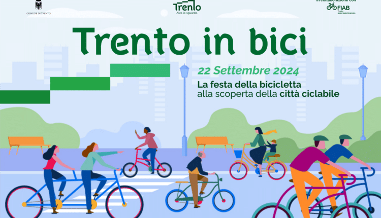 Trento: domenica 22 settembre torna “Trento in bici”.
