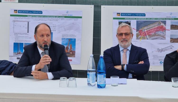 Venezia: avanzano i marginamenti di Darsena della Rana a Porto Marghera, Marcato presente al sopralluogo