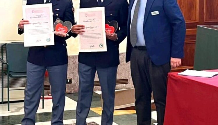 Roma: Polizia di Stato premiata alla conferenza "La Morte Cardiaca improvvisa"