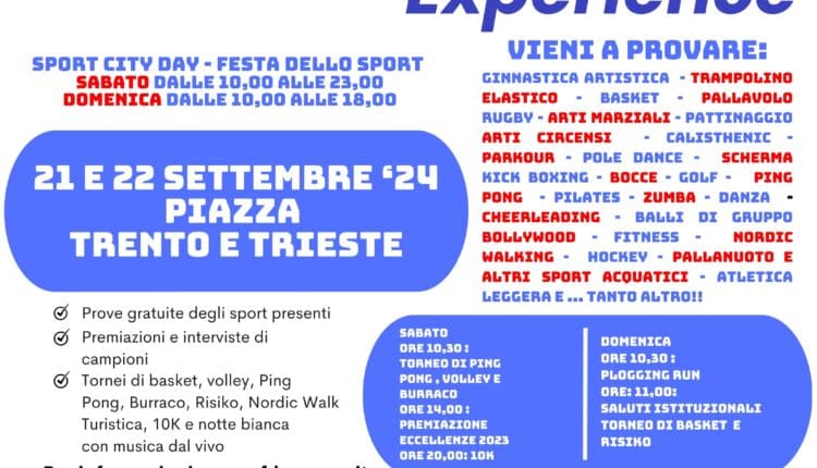 Monza Sport Experience: il 21 e il 22 settembre saranno due giorni di sport con "10K liberi di correre", musica, premiazioni, tornei, esibizioni e molto altro