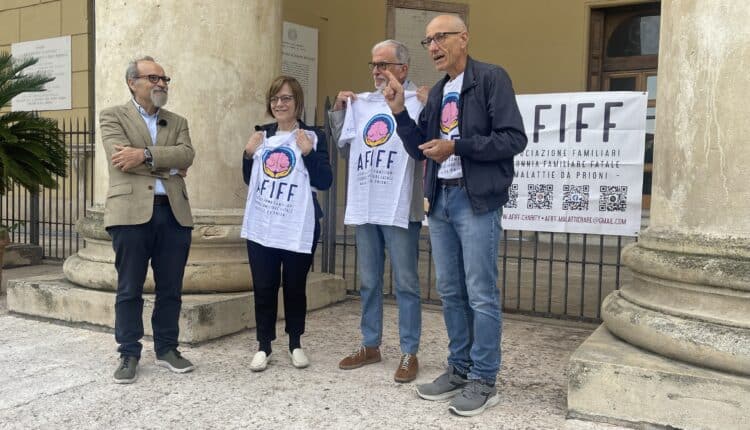 Verona: tappa della pedalata benefica di Fabio Mariuzzo per la ricerca sull'insonnia fatale