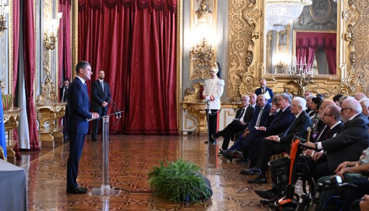 Roma: il Presidente della Repubblica Sergio Mattarella ha ricevuto l'Associazione Italiana Assistenza Spastici, AIAS, insieme alla Polizia di Stato4