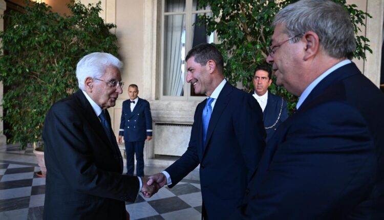 Roma: il Presidente della Repubblica Sergio Mattarella ha ricevuto l'Associazione Italiana Assistenza Spastici, AIAS, insieme alla Polizia di Stato