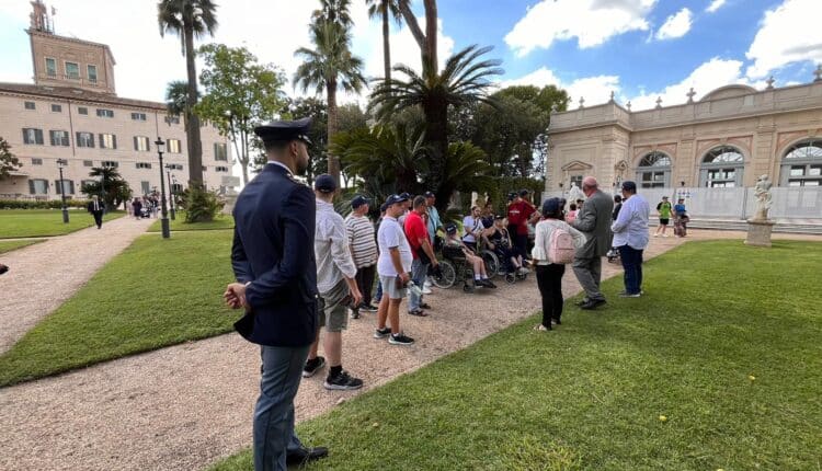 Roma: il Presidente della Repubblica Sergio Mattarella ha ricevuto l'Associazione Italiana Assistenza Spastici, AIAS, insieme alla Polizia di Stato2