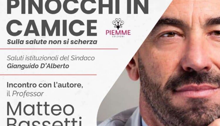 Teramo: appuntamento venerdì 4 ottobre, Matteo Bassetti presenta il suo ultimo libro “Pinocchi in camice”