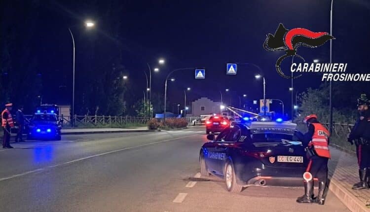 Frosinone: i Carabinieri intensificano i controlli sulle strade, elevate nr. 8 sanzioni.