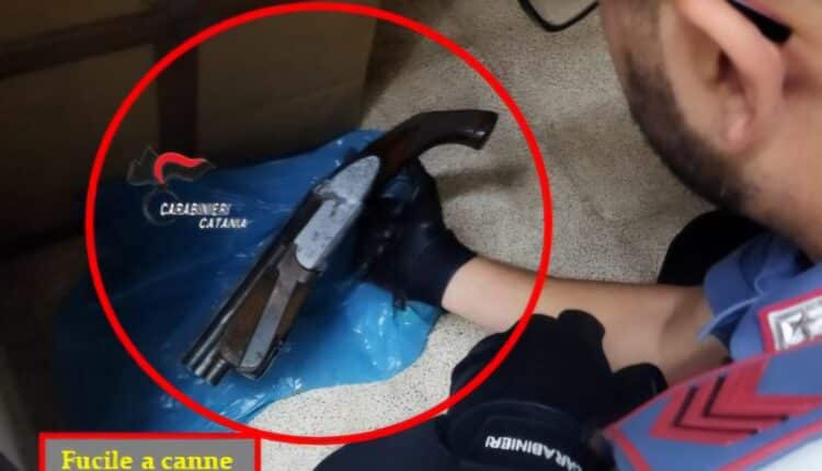 Maniace: Controllo concluso con arresto, trovati fucile carico e droga