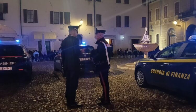 Mantova, controlli straordinari del territorio da parte dei Carabinieri e della Guardia di Finanza. 63 soggetti identificati