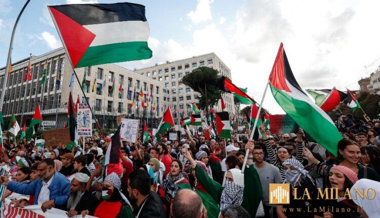 Violenti scontri al corteo pro-Palestina a Roma: 30 agenti e una ragazza feriti, confermati infiltrati violenti.