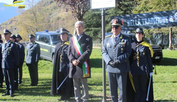Sondrio: intitolato alla Guardia di Finanza il “Parco Fiamme Gialle”
