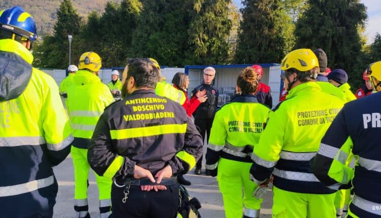 Vicenza: il Gruppo comunale di Protezione Civile di Vicenza all'esercitazione regionale di Valdobbiadene