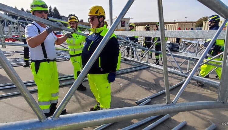 Vicenza: il Gruppo comunale di Protezione Civile di Vicenza all'esercitazione regionale di Valdobbiadene